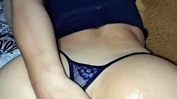 damn this sexy latina ass takes huge anal dildo deep