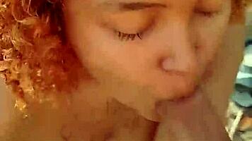 Risky Beach Blowjob Ends with Huge Facial Cumshot!