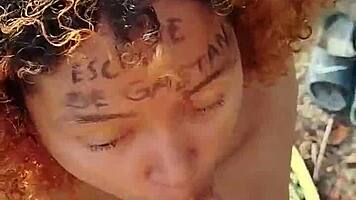 Risky Beach Blowjob Ends with Huge Facial Cumshot!