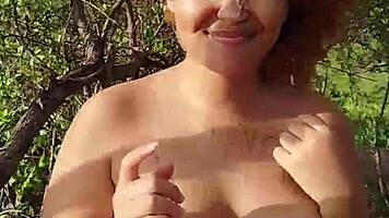 Risky Beach Blowjob Ends with Huge Facial Cumshot!