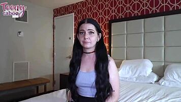 yo nasty brunette lily thot takes seth brogan's deep anal creampie