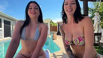 Lola Valentine Indica Marie Ride Hard in Lesbian Vacation Threesome