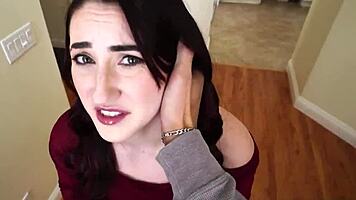 Virgin Goth's Creamy Panties Tempt