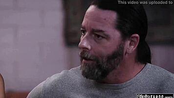 teens heart races in overwhelming old men passion