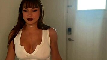 Petite best friend teases for deep breeding