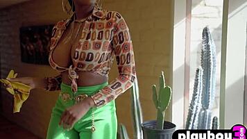 Can you resist Nyla's perfect ebony posing?