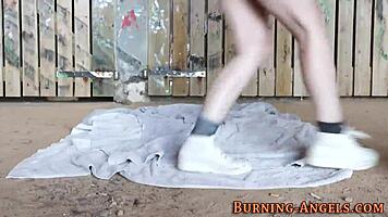 Alt Tattoo Emo Teen Rides Hardcore Outdoor Fetish