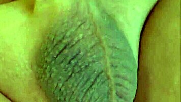 Petite girl strokes massive cock in quick amateur solo handjob session