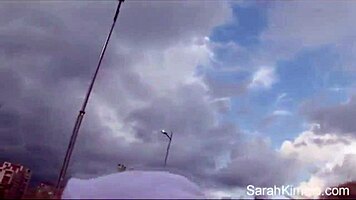 sara kimble rollerblades naked in park flashing her sweet pussy up close 😘🔥