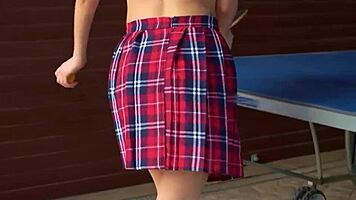 Rebecca Volpetti teases perfect ass hidden beneath her tight skirt reveal