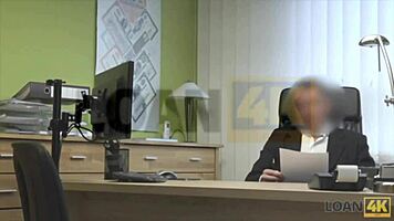 Kristy black trades tight pussy for tattoo saloon cash in hardcore office anal casting interview