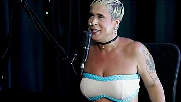 blonde joana strips for sensual massage after regretful all-night date