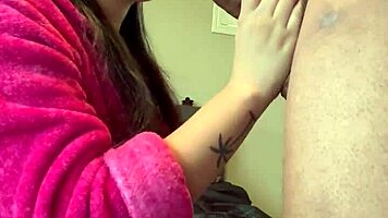 Sexy filipina bends over taking big black cock doggystyle creampie wet pussy home fuck