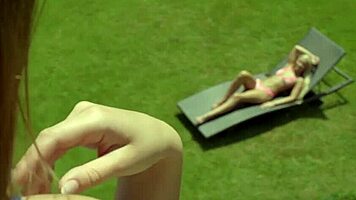 Dido Angel and Sybil scissor in paradise 👩‍❤️‍💋‍👩