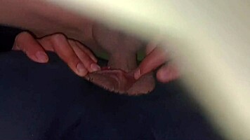 amateur goddess spreads pink pussy for double vaginal and triple anal