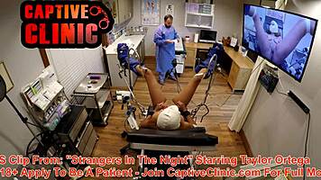 Naked latina patient gyno exam backstage blooper bondage clinic