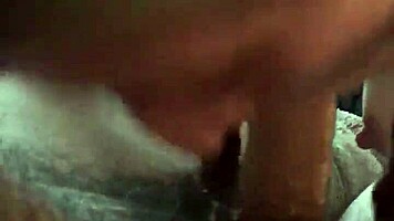 Pigtails blonde milf deepthroats before bent over doggystyle pounding