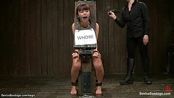 petite japanese slave bound choked whipped in rough bdsm torment