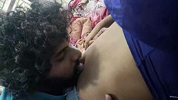 couple tries first anal fuck during passionate home evening together
