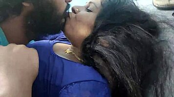 couple tries first anal fuck during passionate home evening together