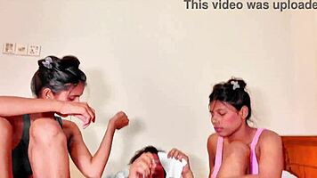 uttaran20's hot ffm threesome with anal cumshots and pussy riding