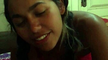 hot latina novinha couldn't hold back and rode till i creampied her tight