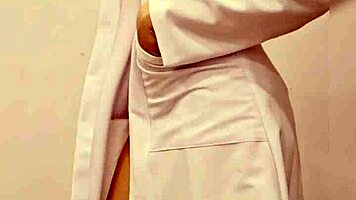 sexy vietnamese nurse tempts patient with wet allure