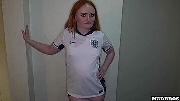 English babe takes rough anal from big black cock outdoors