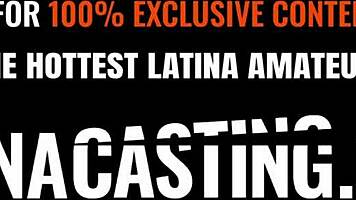 big booty latina cutie gets her pussy railed rough doggystyle in amateur casting domination