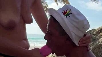 Alexey Panin Sugarnadya Busty Girlfriend Nudist Beach Romp San Diego