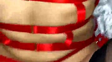 Latina girlfriend gets intense pounding in stockings