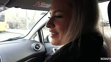 Allemande de 18 ans risque baise sans capote en voiture premier rencard Berlin