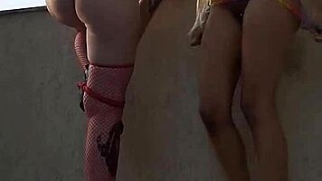 gushi and ski kiss passionately during hot photo session