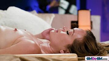 Milf coach ROUGH FUCKS teen 18+ with BASEBALL BAT deep in ass plus tits pussy licking and cunilingus