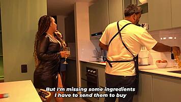 Huge Titted Brunette Latina Fucks Muscular Bodybuilder Cuckold Style