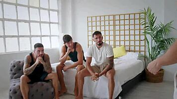 rossa vaxx hammered in double penetration gangbang frenzy