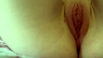 my skinny girlfriend flaunts small tits and pussy long