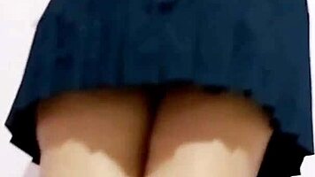 after begging she finally gives up virgin ass for creampie outdoor