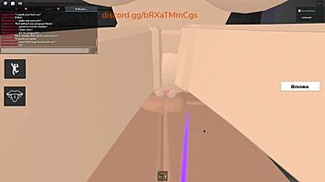 Horny student virgin pounds Roblox teacher milf hard!