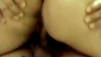 after begging she finally gives up virgin ass for creampie outdoor