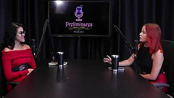 Bruna Ferrari Craves Anal in Sheer Red Lingerie Casting