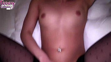 Flat chested xxlayna marie rides stepdad seth brogan in juicy creampie fuck