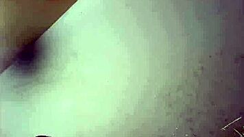 masked guy pounds petite teen standing then bends her for doggystyle after blowjob