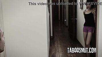 pervy boss pounds virgin babysitter's tight pussy in hardcore office ravaging