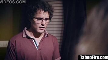 Concerned guy pounds his slutty petite stepsister hard