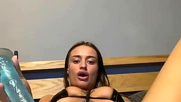 Yo, This Goth Chick Rides Dick Till She Bursts!