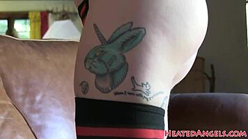 hey this petite goth babe looks so hot at her modeling gig! 🔥😈