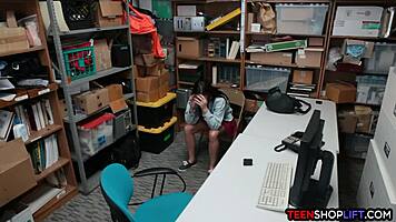 lingerie thief stripper caught by security in the act