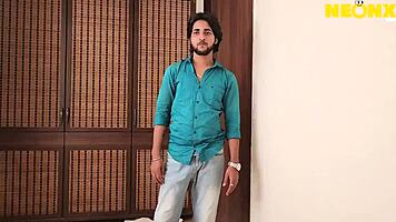 desi milf dirty hairy pussy licked fucked by young indian stud