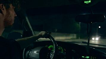 glamorous teen model picked up hardfucked cowgirl by wild driver